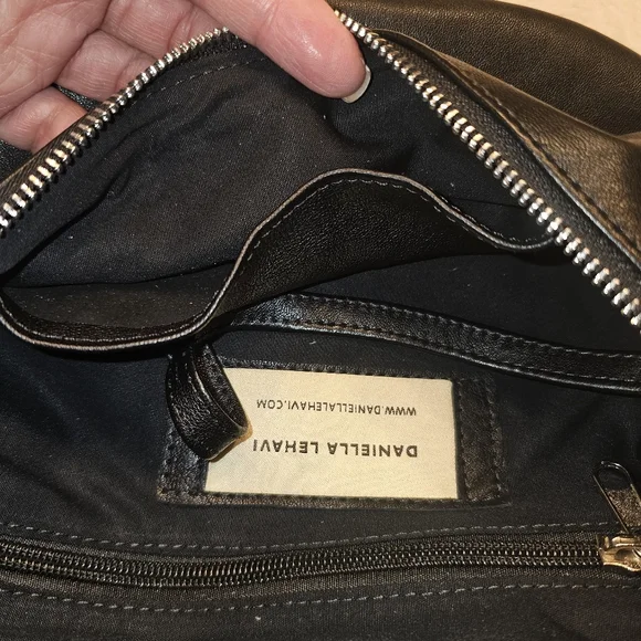 Daniella Lehavi Iconic Mia Crossbody Genuine Leather Bag - Picture 10 of 14